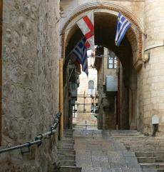 朝のヴィア・ドロローサ