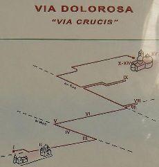 ヴィア・ドロローサ道筋